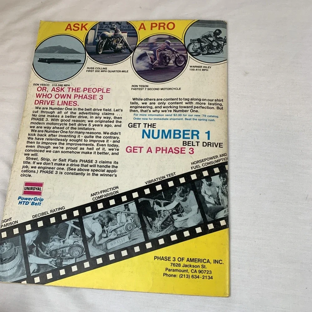 Vtg Supercycle‎ Magazine March And September 1979